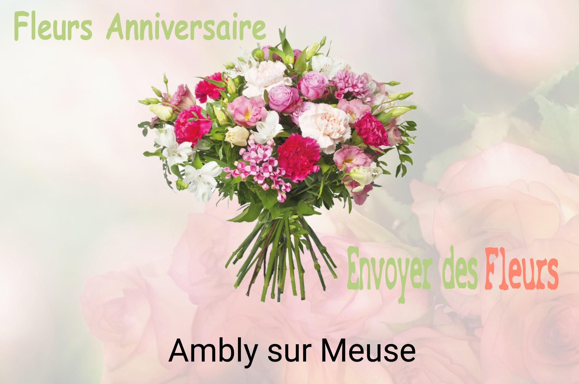 Bouquet de fleurs d’anniversaire livré à Ambly-sur-Meuse